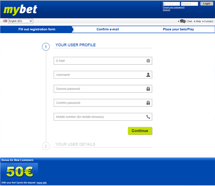 EK2016 wedden MyBet registreren